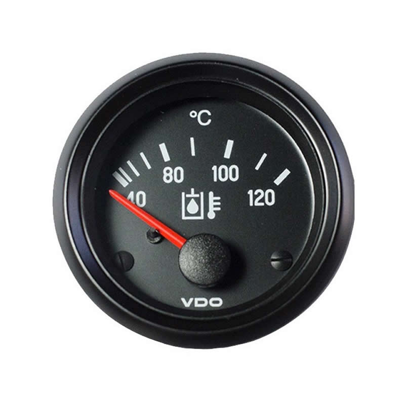 VDO Cockpit International Oil temperature 120°C 52mm 24V gauge